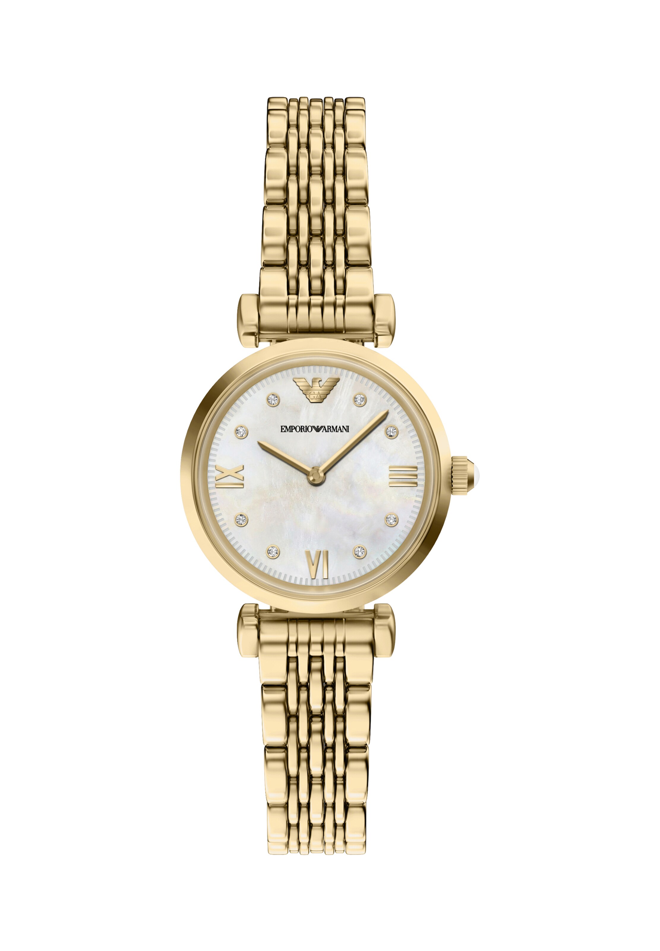 Emporio Armani Analog klocka 'Gianni' i guld: framsida