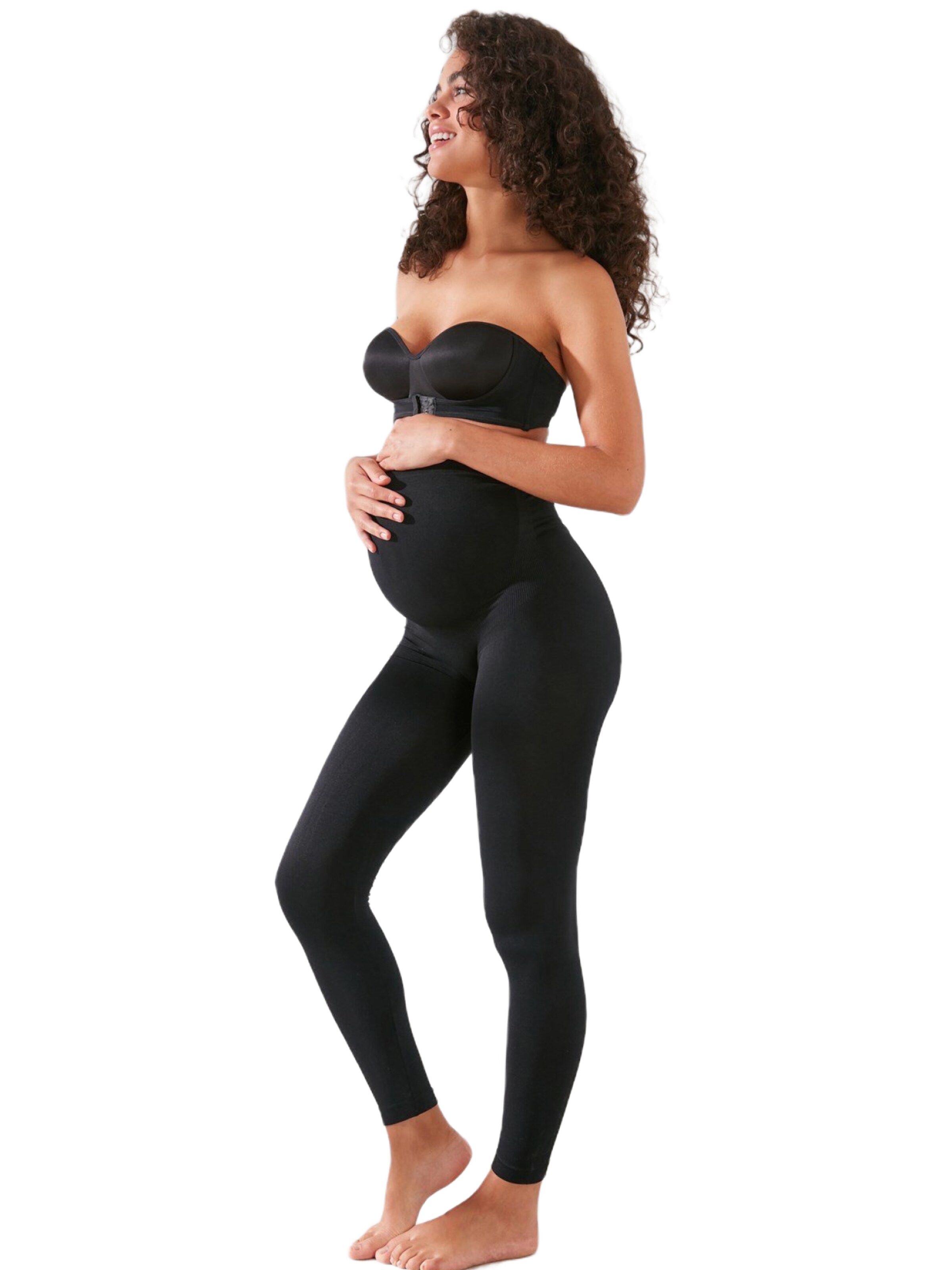 C&City Skinny Leggings in Black: front