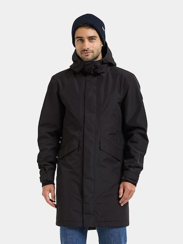 Didriksons Winterparka 'KENNY' in Zwart: voorkant