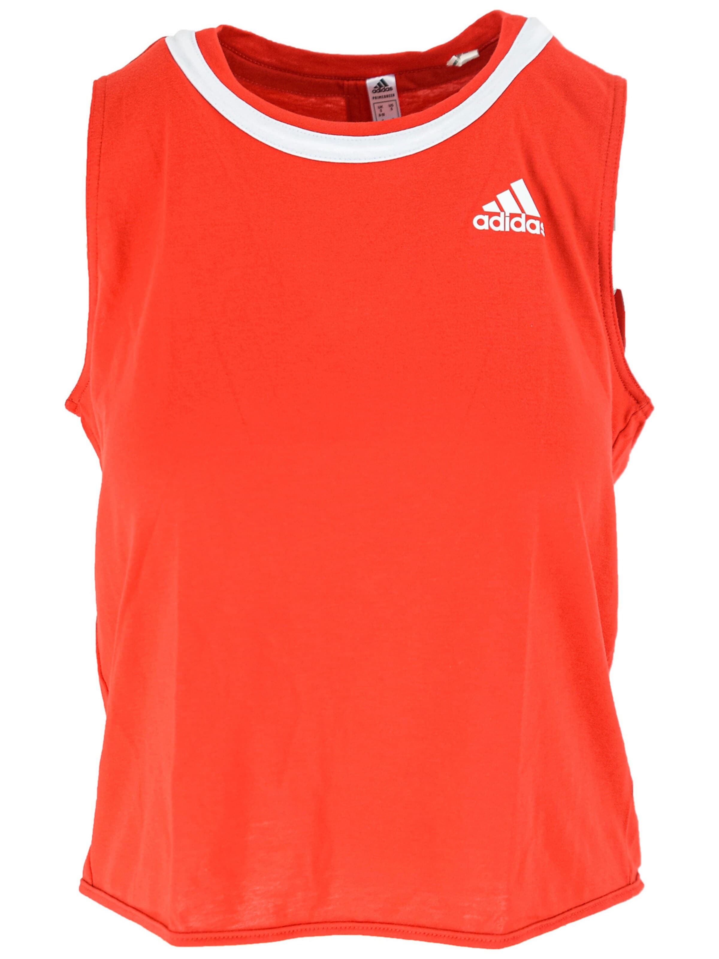 ADIDAS - Top 'adidas Knotted' en rojo: frente
