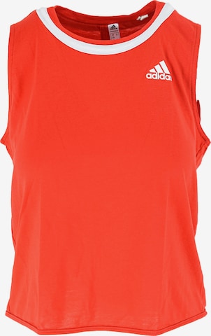 ADIDAS ORIGINALS - Top 'adidas Knotted' en rojo: frente