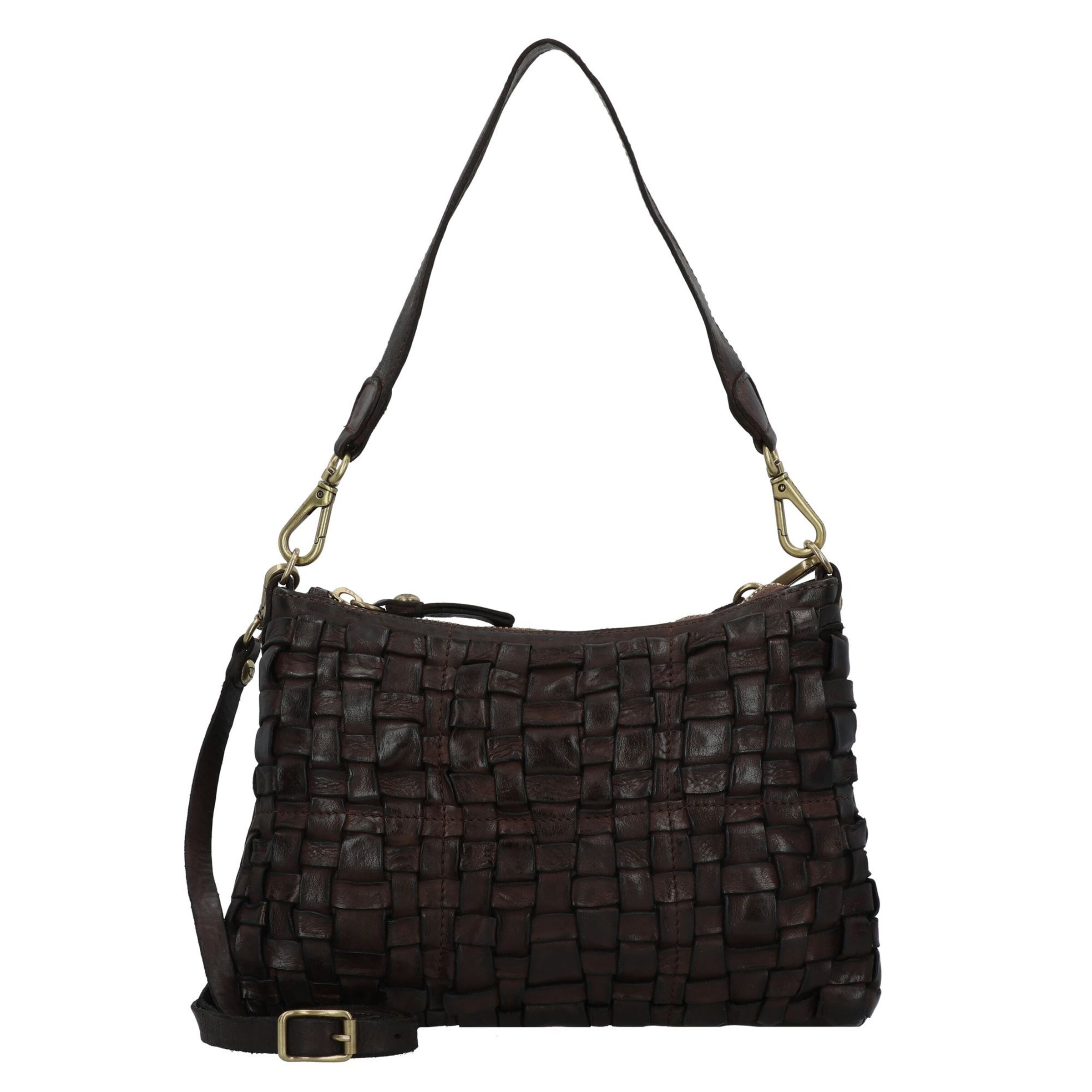 Campomaggi Schultertasche in Braun: Vorderseite