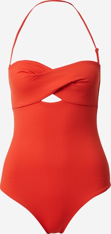 Calvin Klein Swimwear Regular Badeanzug in Orange: predná strana