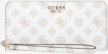 GUESS Plånbok 'Laurel' i vit: framsida