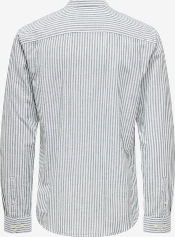 Only & Sons Slim Fit Hemd 'CAIDEN' in Grün