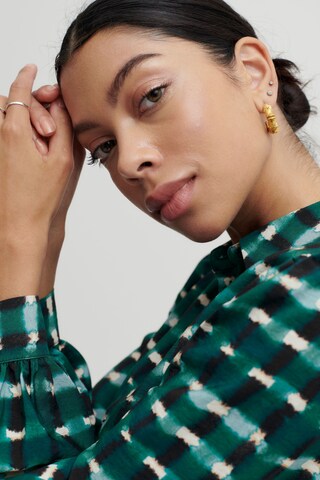 b.young - Vestido camisero en verde
