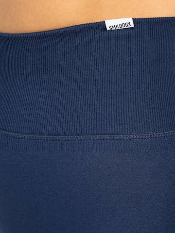 Skinny Pantalon de sport 'Elin' Smilodox en bleu