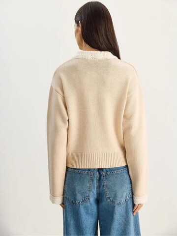 Bianco Lucci Strickjacke 'Strickjacken' in Beige