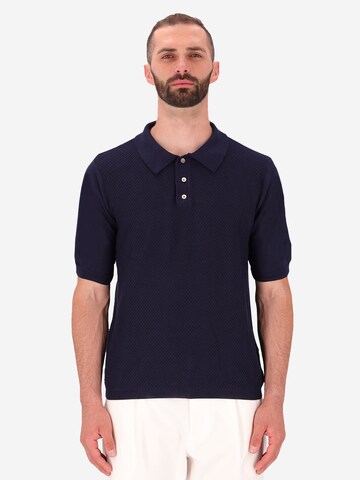 Distretto12 Poloshirt 'Zed' in Blau: Vorderseite