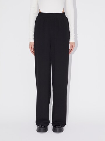 LeGer by Lena Gercke - Pierna ancha Pantalón 'Else' en negro: frente