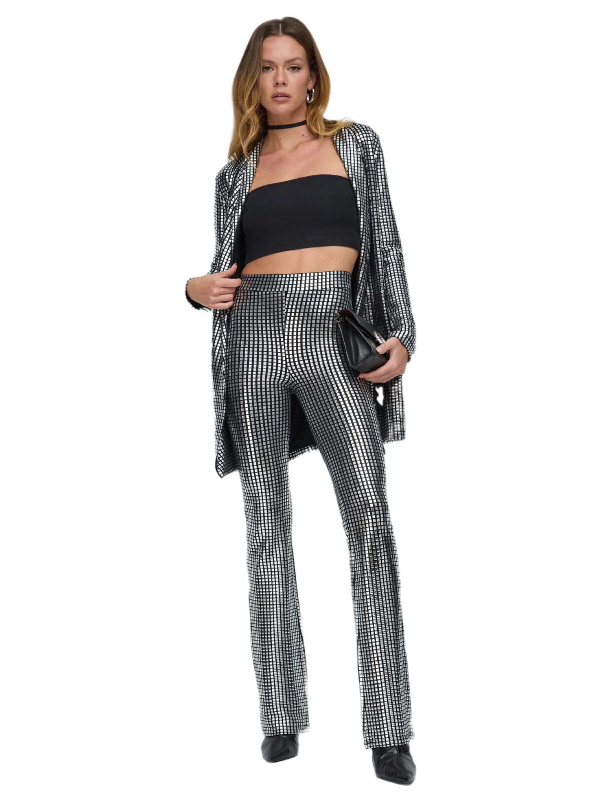 No Matter What Hose in Silber