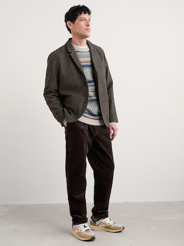 Seasalt Cornwall Regular fit Colbert 'Pelynt' in Bruin