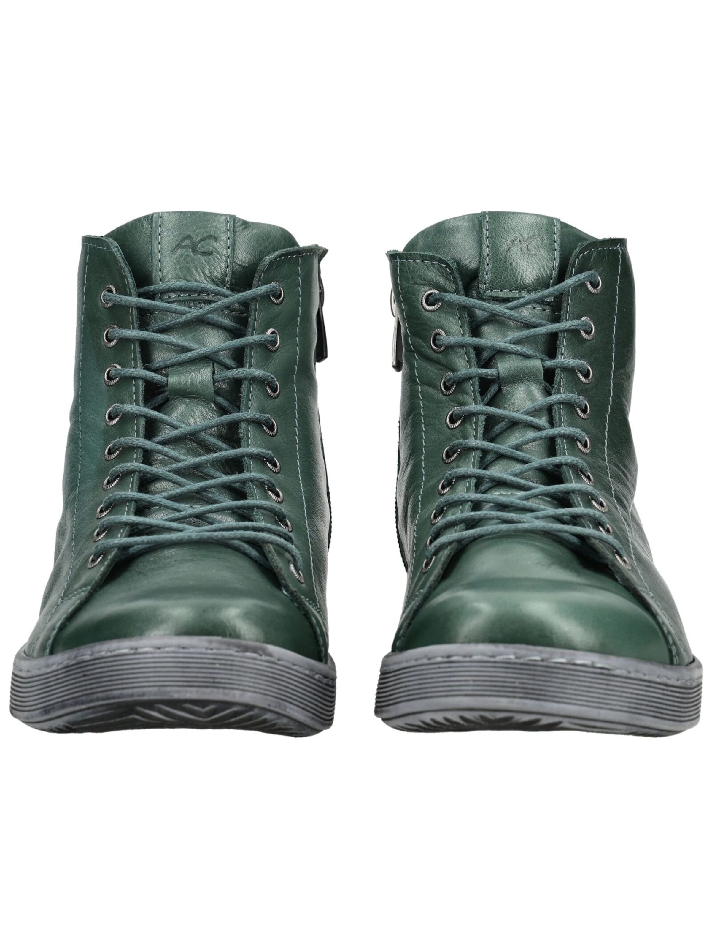 ANDREA CONTI Lace-up bootie in Green