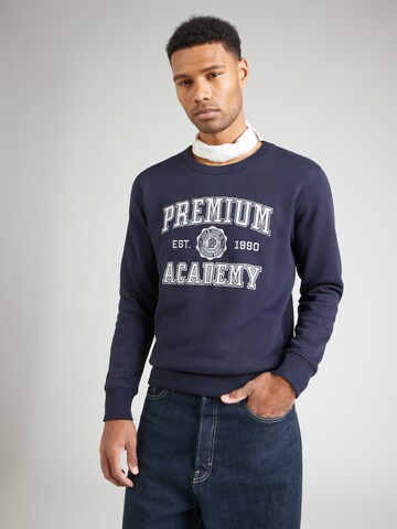 Jack & Jones Premium Sweatshirt 'JPRBLUJADON' in Blue: front