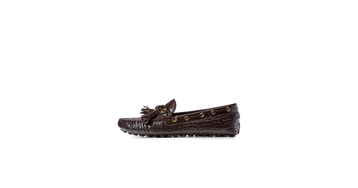 Mocassins marron et léopard pointure 39 - Chaussures Mocassins marron et léopard pointure 39 - Chaussures