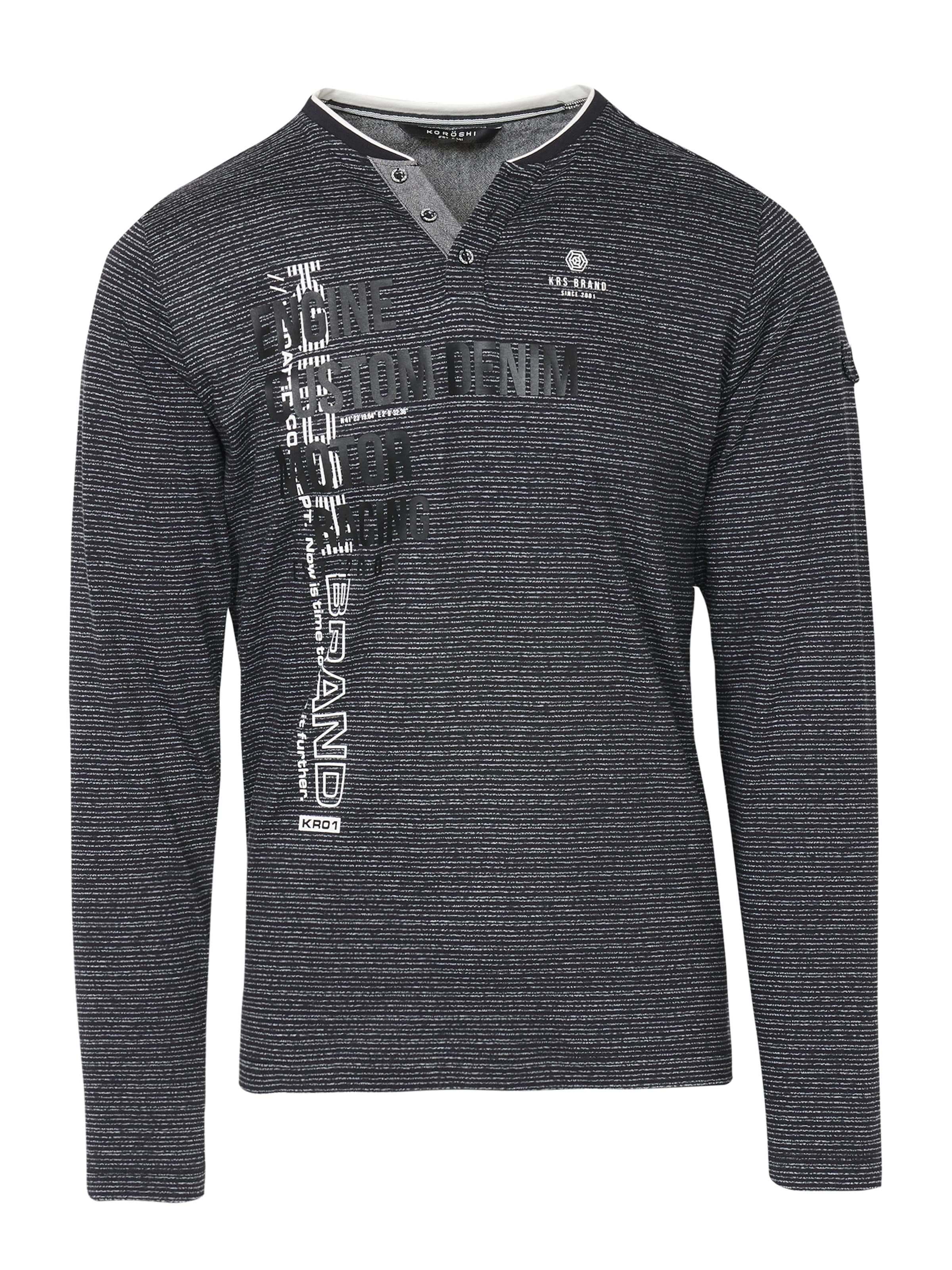 KOROSHI Shirt in Black: front