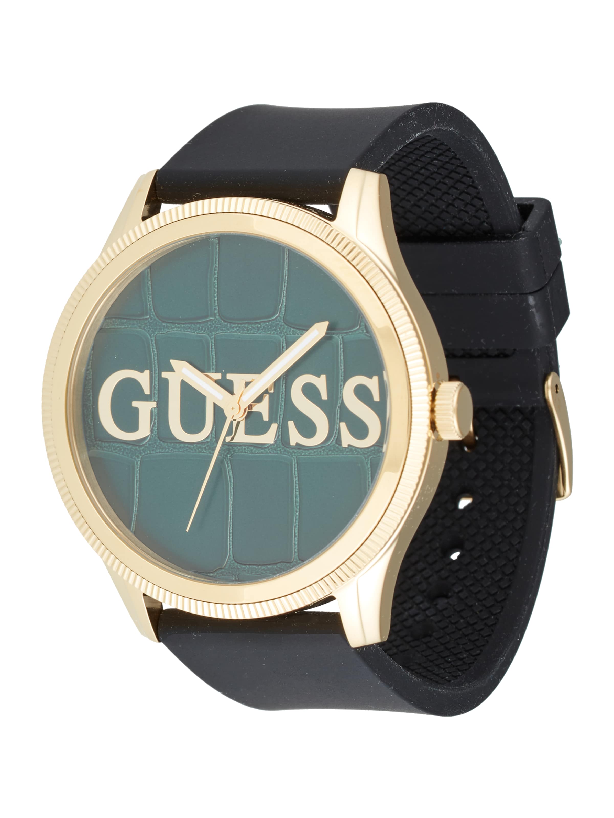 GUESS Аналоговые часы 'Reputation' в Черный: спереди