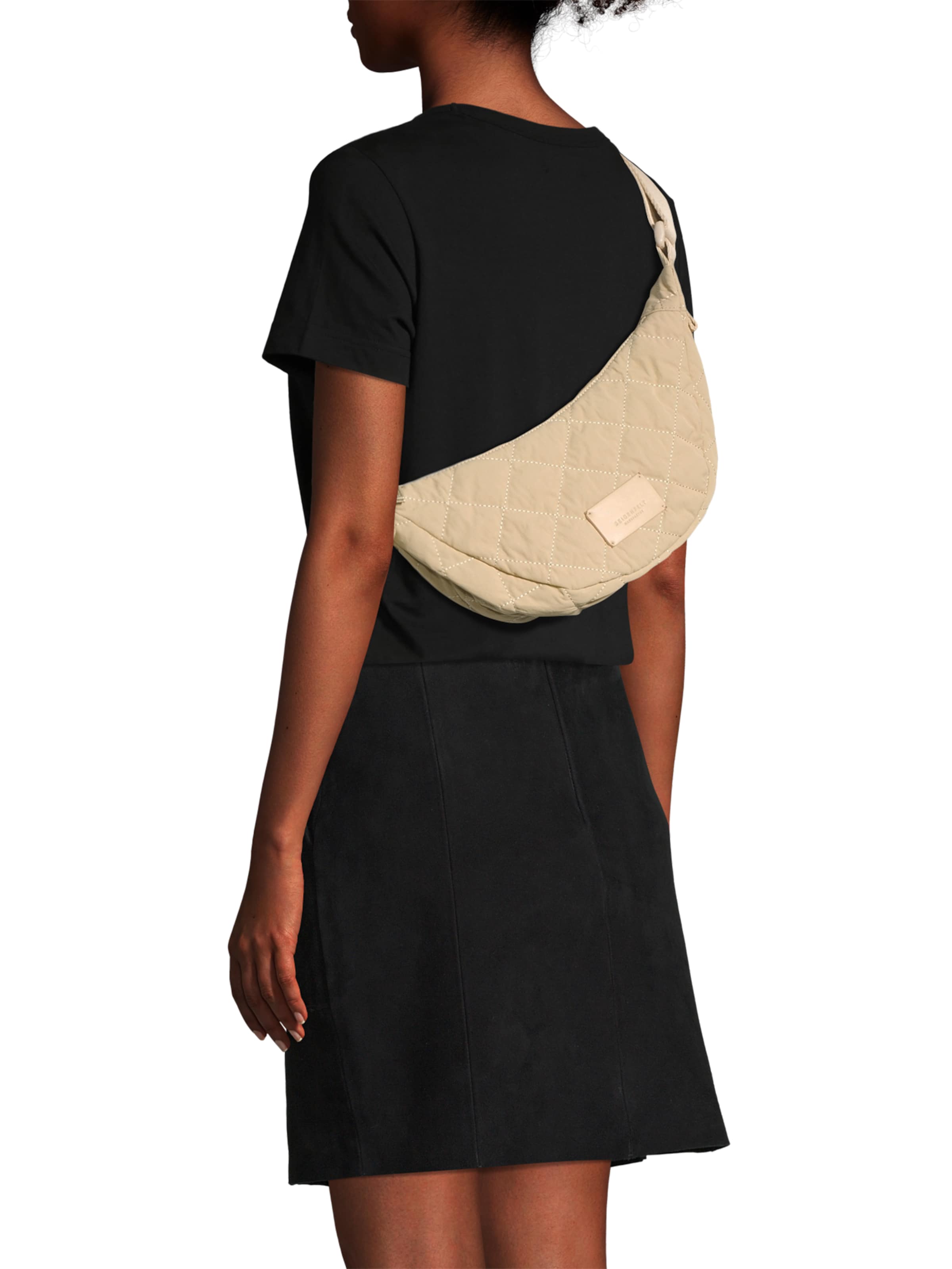 Seidenfelt Чанта с презрамки 'Hetta' в кафяво