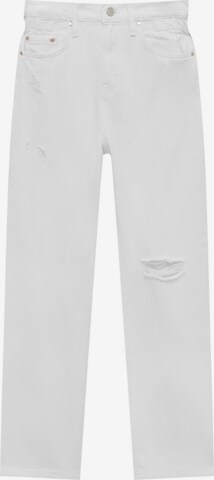 Pull&Bear regular Jeans i hvid: forside