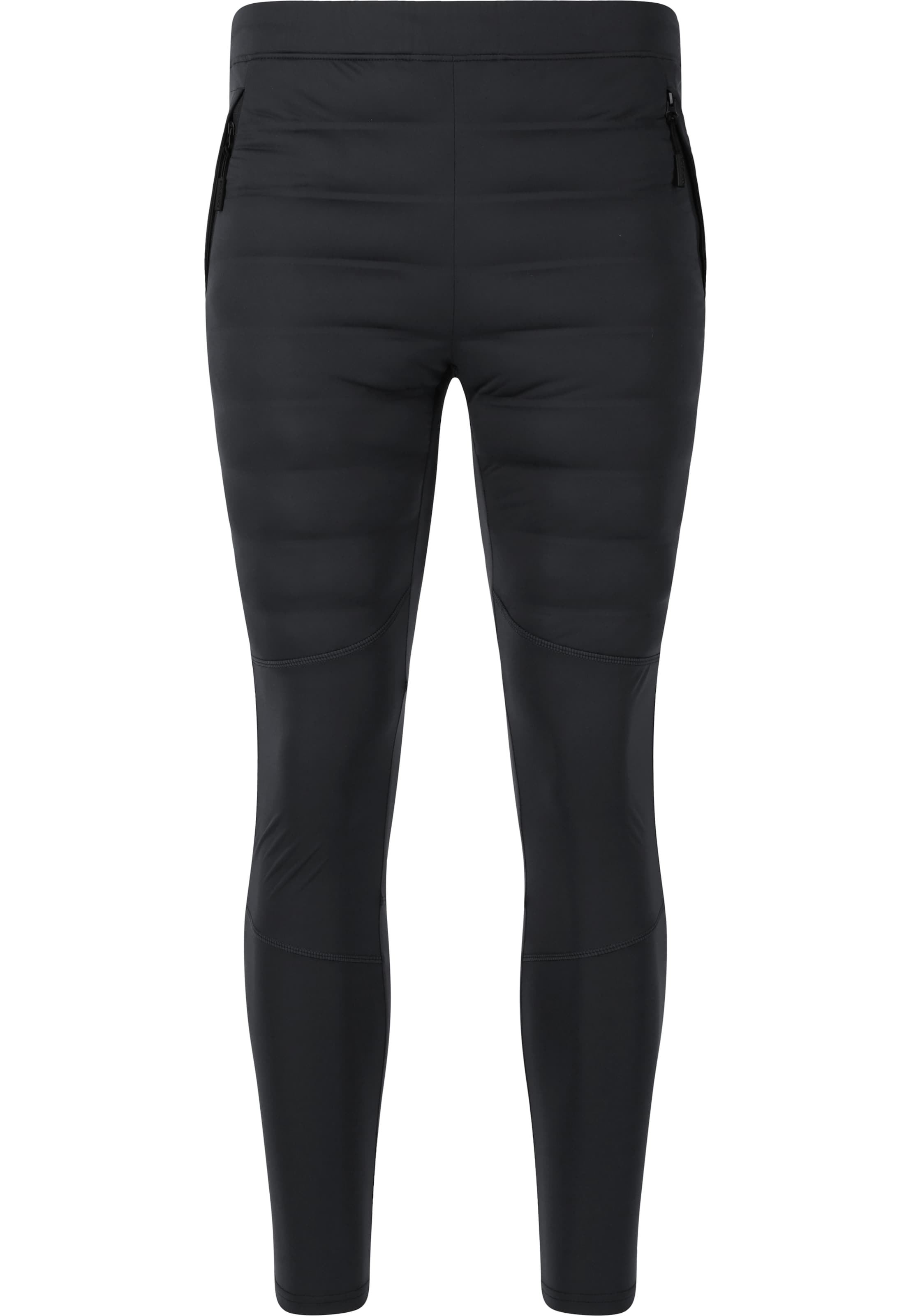 ENDURANCE Slimfit Sportbroek 'Sander' in Zwart: voorkant