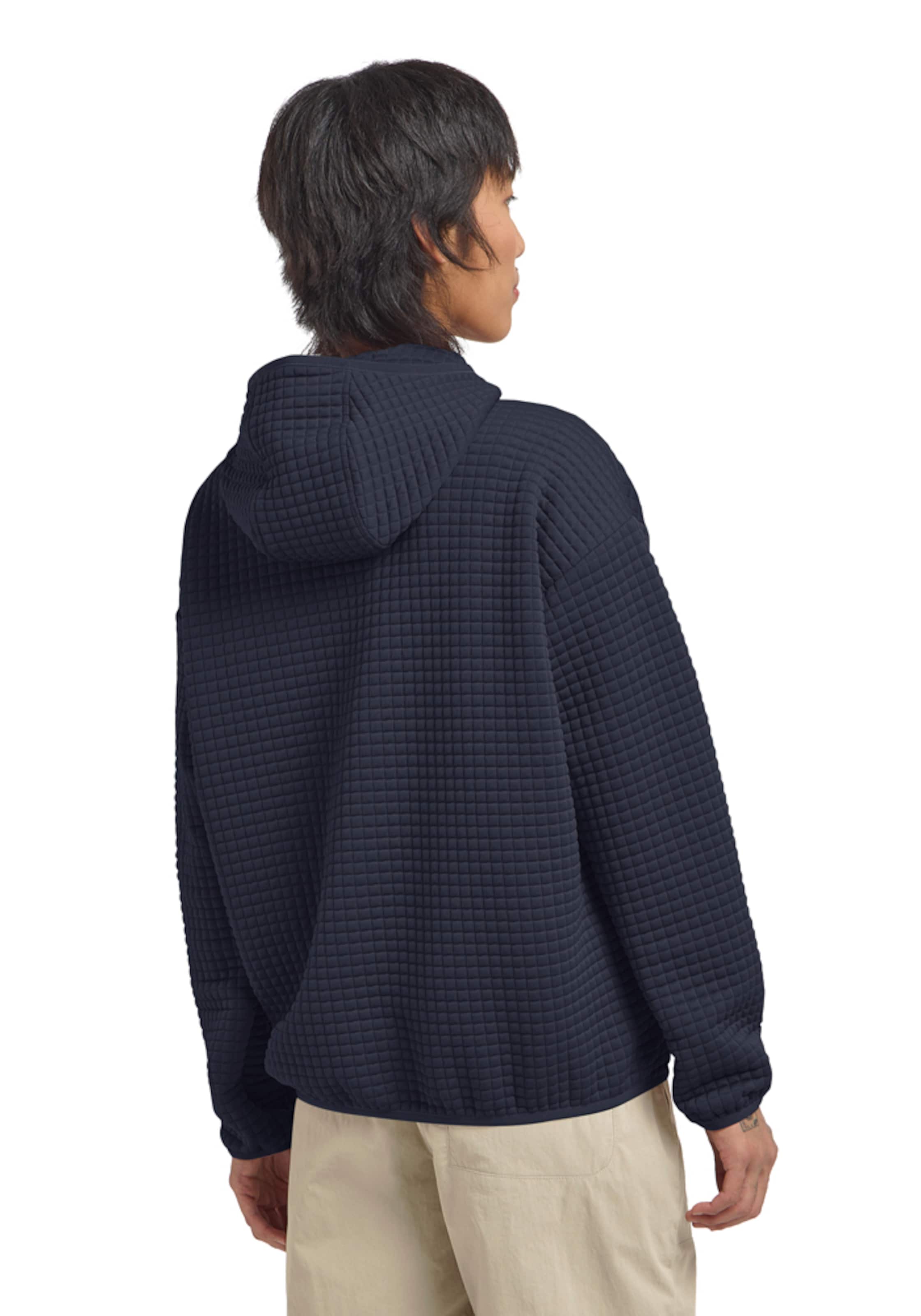 JACK WOLFSKIN Fleece Jacket in Blue