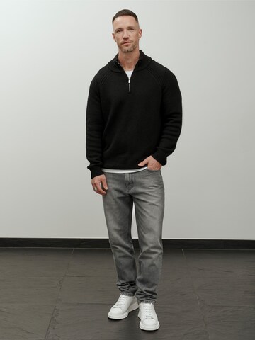 DAN FOX APPAREL Свитер 'Essential' в Черный