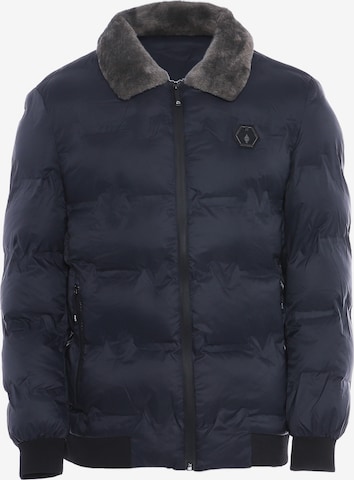 Mozzaar Winterjacke in Blau: predná strana