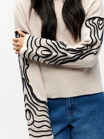 OBJECT Pullover 'OBJReynard' i beige