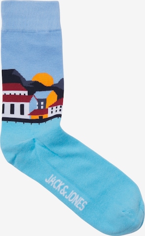 JACK & JONES Ponožky 'CITIES' – modrá