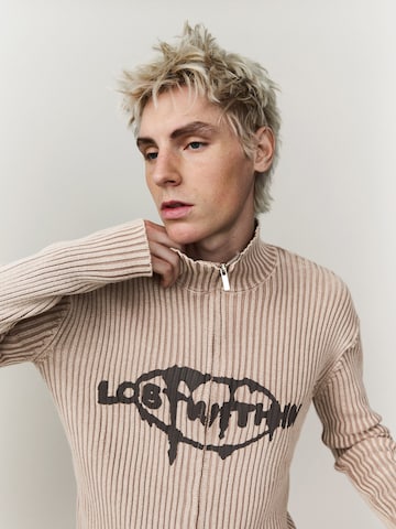 Bershka Strickjacke in Beige