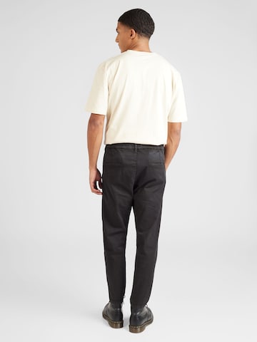 DRYKORN Regular Pleat-Front Pants 'CHASY' in Black