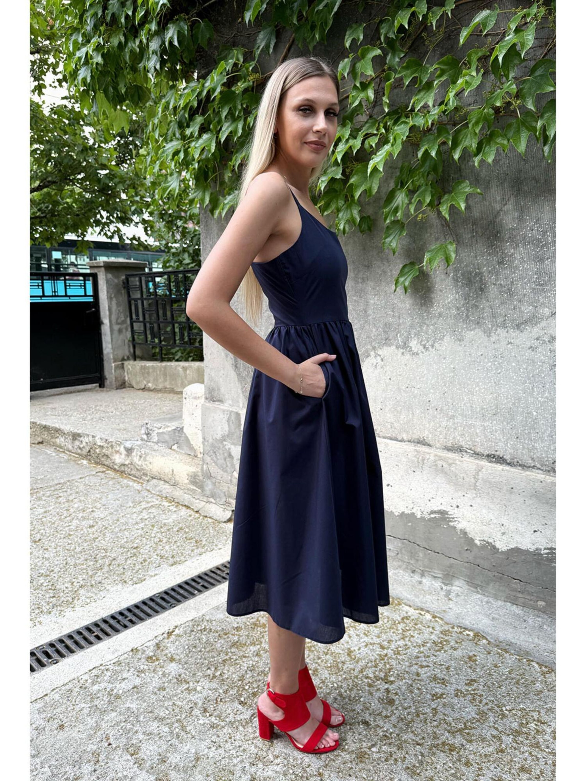 Couture de Marie - Vestido 'Maren' en azul