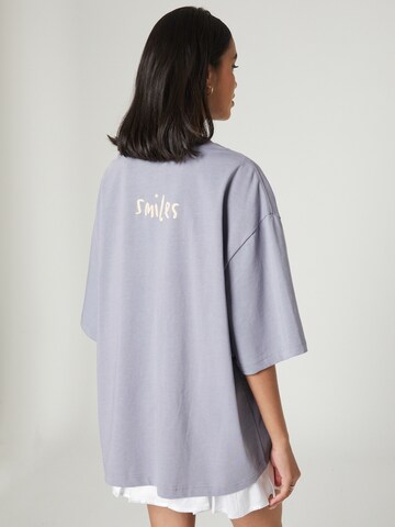 Smiles Shirt 'Lino' in Grau
