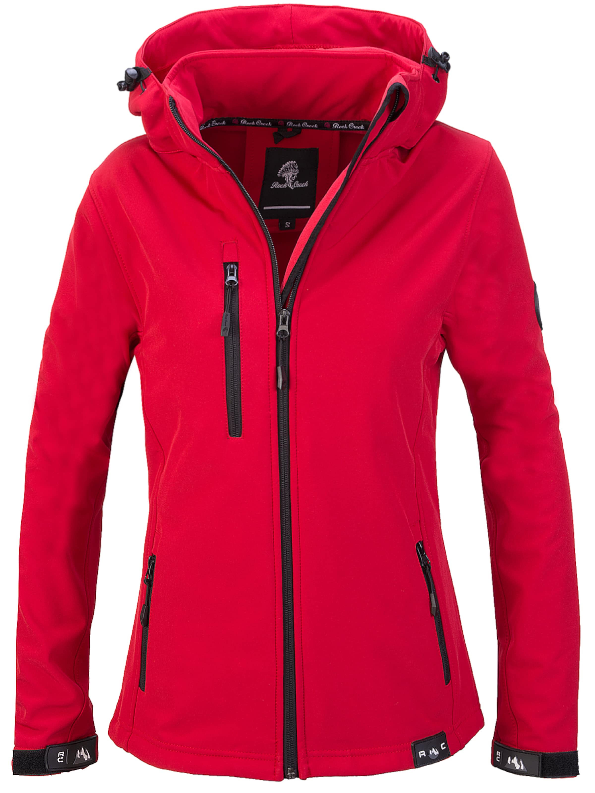 Rock Creek Outdoorjacke in rot, Produktansicht