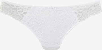 LASCANA Thong in White: front