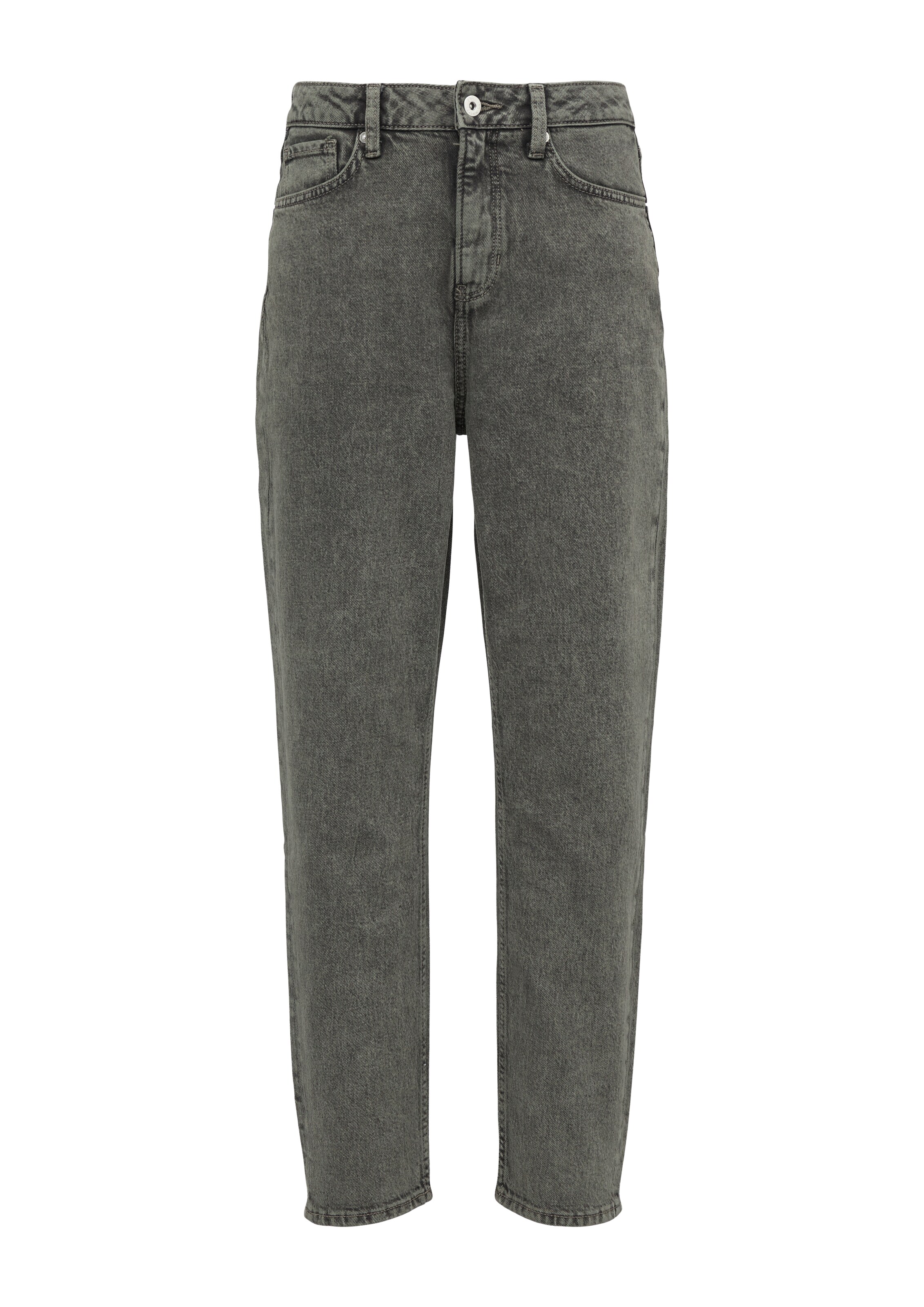 QS Regular Jeans in Grün: Vorderseite