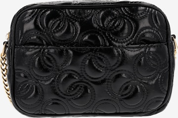 melns faina "Clutch" stila somiņa: no priekšpuses