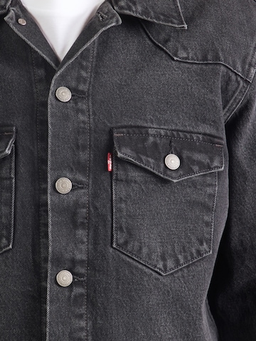 LEVI'S ® Kevad-sügisjope 'Western Trucker', värv must