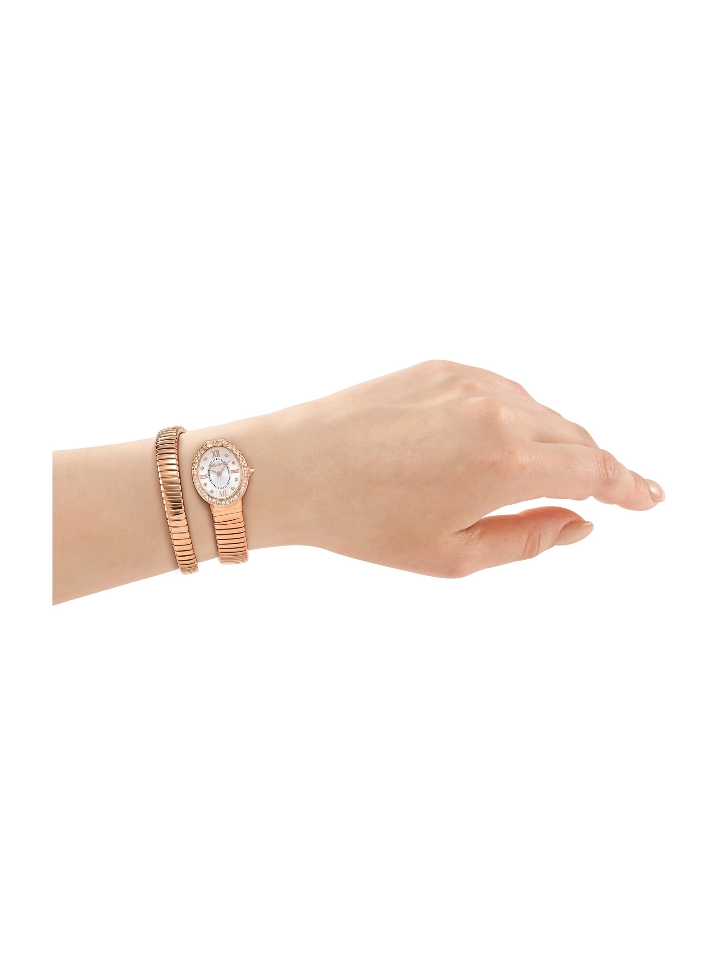 Just Cavalli Analog Watch 'Fiore' in Gold
