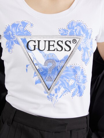 T-shirt GUESS en blanc