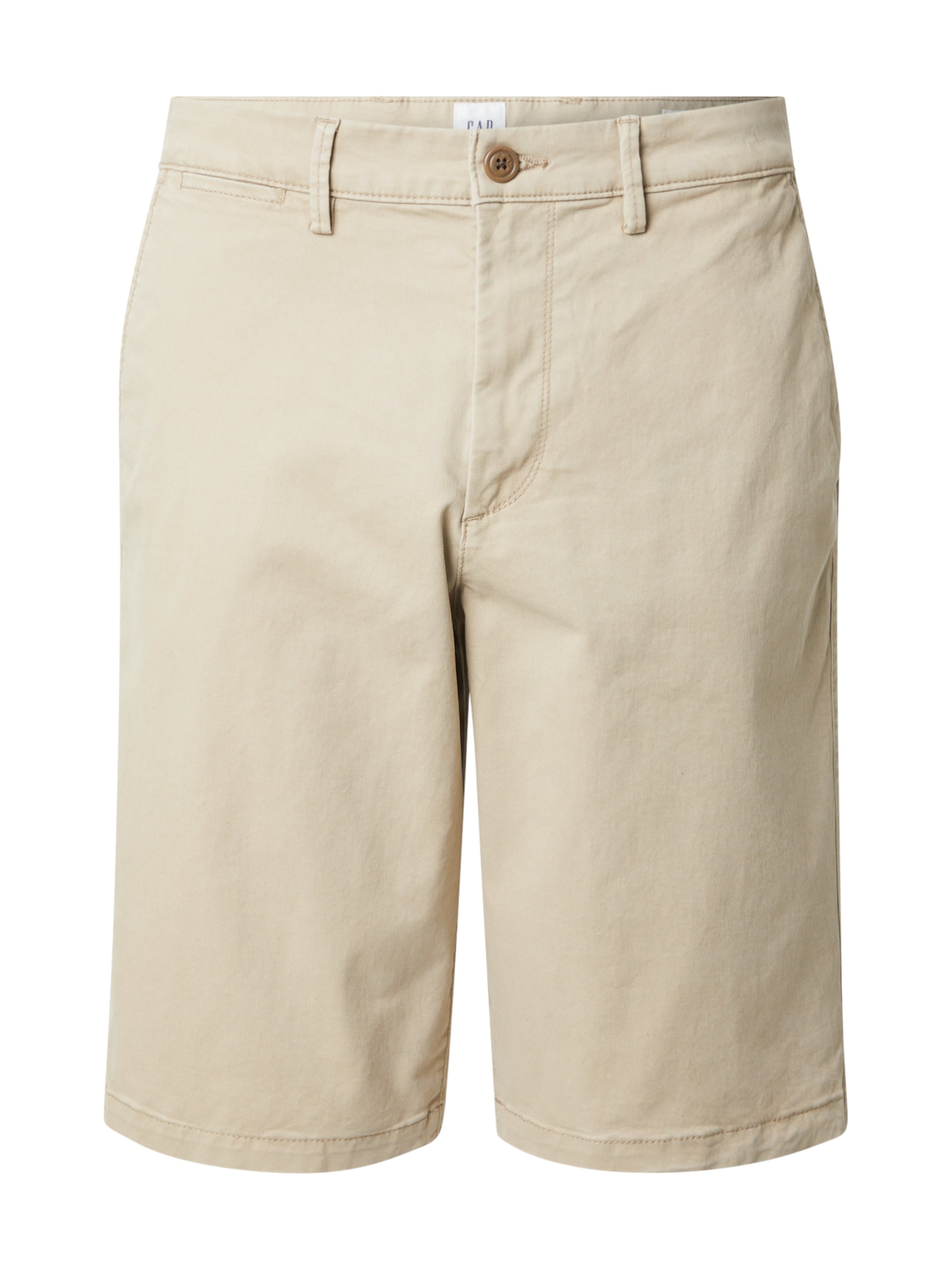 GAP Szabványos Chino nadrág 'ESSENTIAL' - bézs: elől