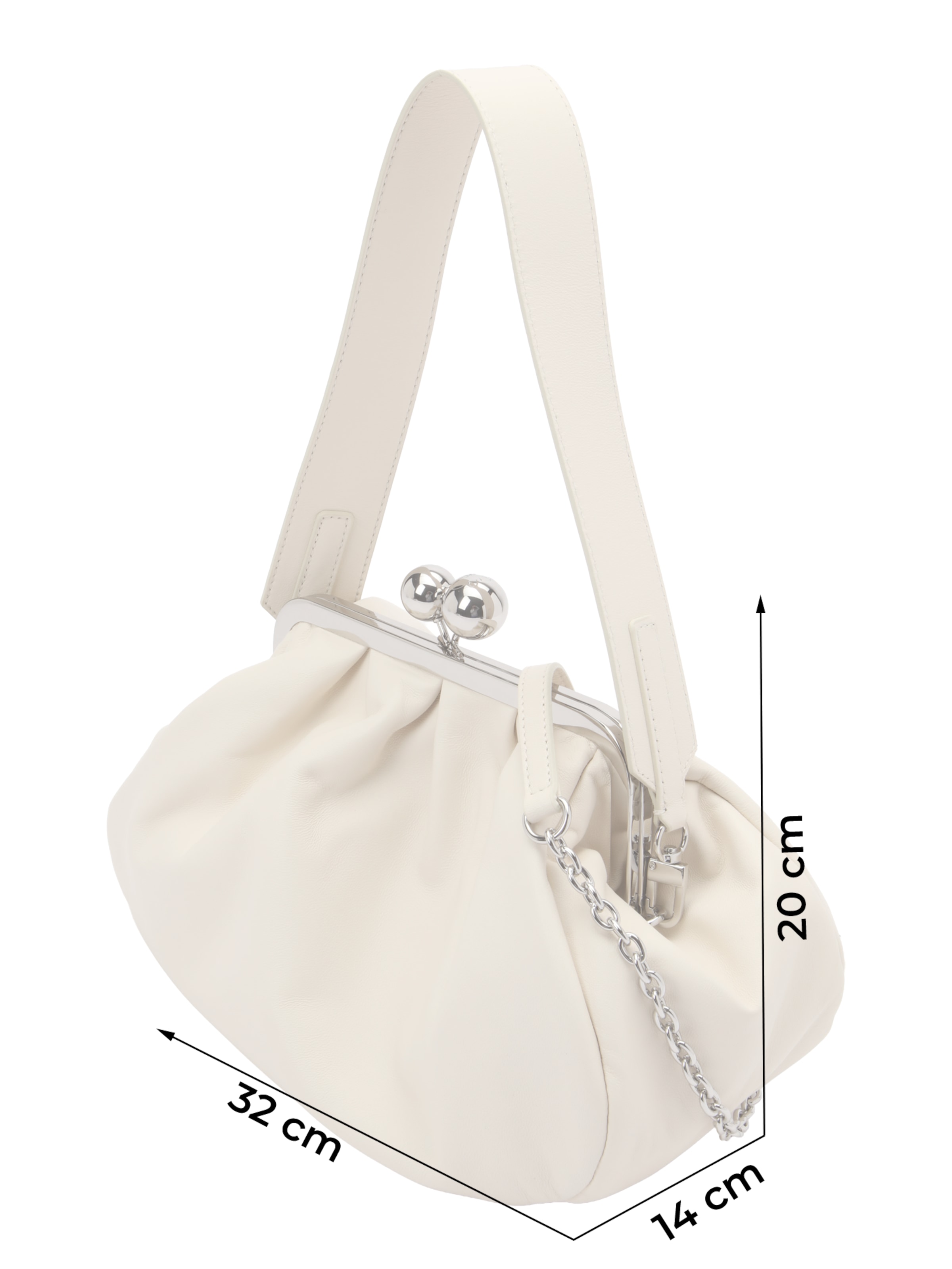 Weekend Max Mara Schoudertas 'CUBICO' in Beige