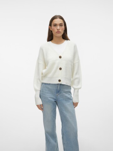 VERO MODA Knit Cardigan 'Lea' in White