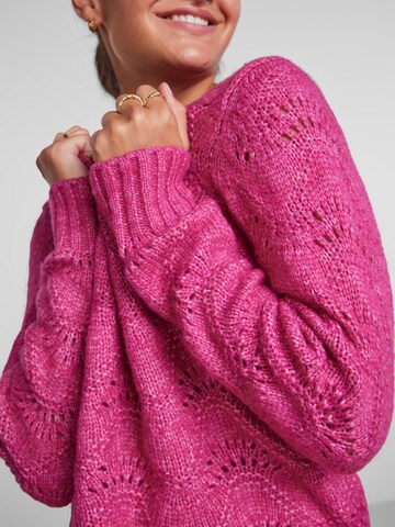 PIECES Sweater 'BIBBI' in Pink