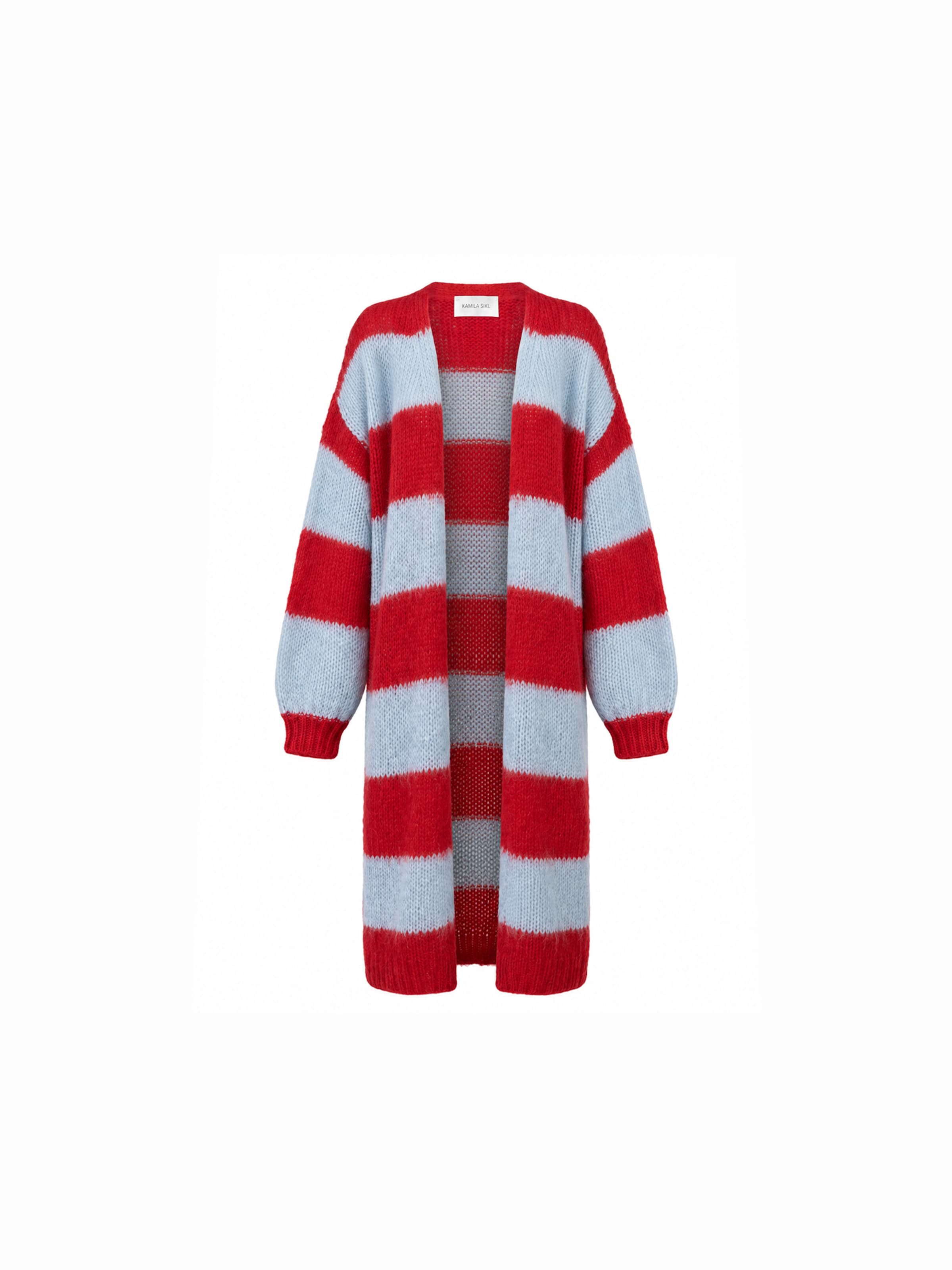 Kamila Šikl Oversized cardigan in Blue: front