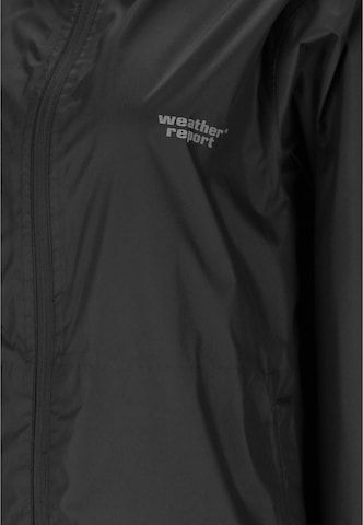 Weather Report Weatherproof jacket 'Pack'way' in Black