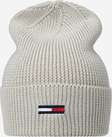 Bonnet Tommy Jeans en beige : devant