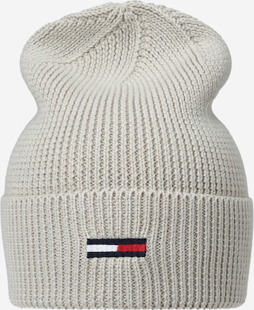 Tommy Jeans Beanie in Beige: front