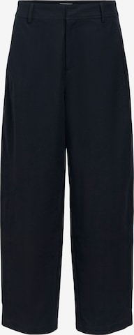 OBJECT Wide Leg Bukser 'OBJMOLINA' i sort: forside