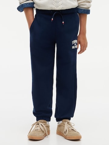 TOMMY HILFIGER Конический (Tapered) Штаны 'Brand Love' в Синий: спереди